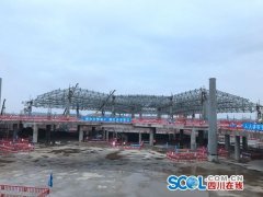 “神鳥”展翅！成都天府機場T1主體結構全面封頂