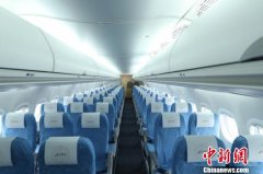 深圳空運價格查詢- 圖:圖為國產(chǎn)商用噴氣客機ARJ21內(nèi)部