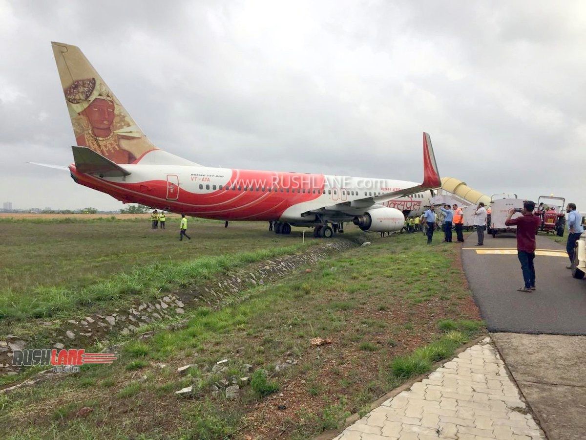 印度快運航空一客機沖出跑道 183名乘客成功脫困