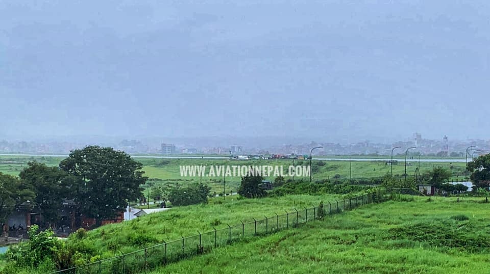 雪人航空客機沖出跑道 圖片來源：Aviation Nepal