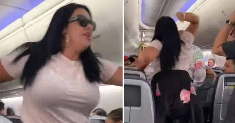 美航班機上女乘客暴怒掏電腦砸丈夫 你竟看別的女人！