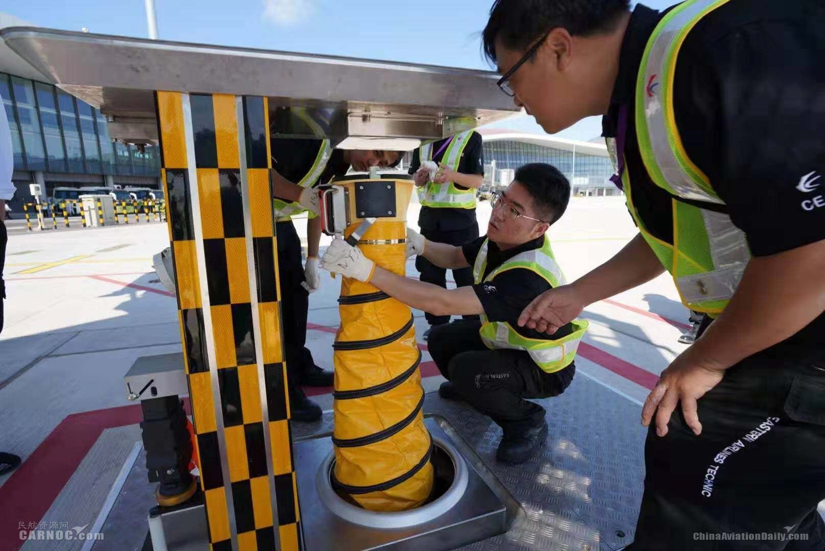 高端值機(jī)區(qū)閃耀亮相 東航參加大興機(jī)場第三次綜合演練-國際快遞費(fèi)在線查詢