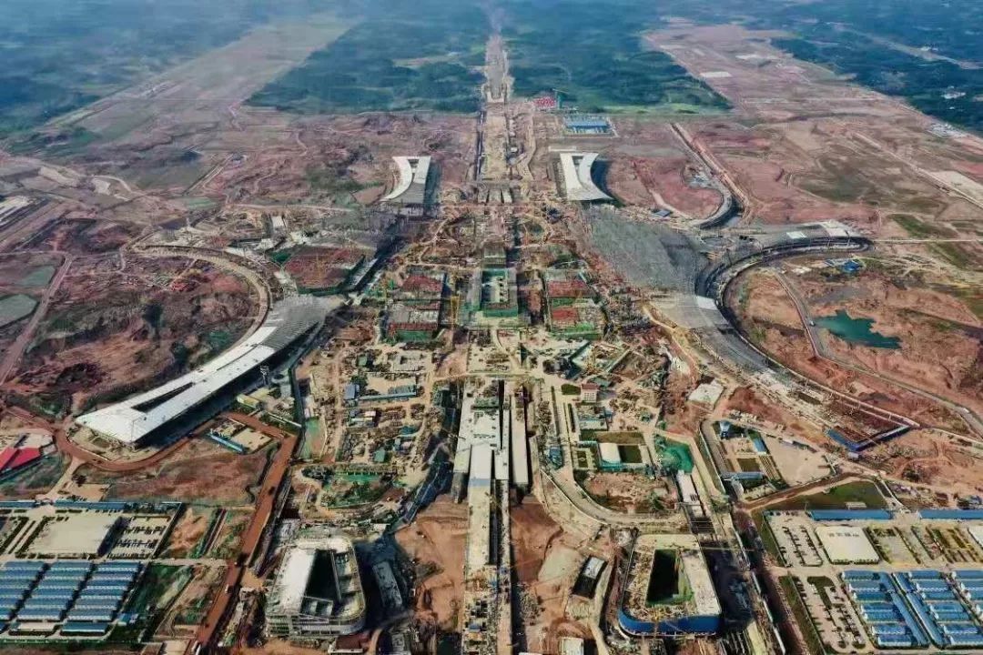 成都天府國際機(jī)場航站樓基礎(chǔ)和地下結(jié)構(gòu)基本完成-歐洲國際空運(yùn)