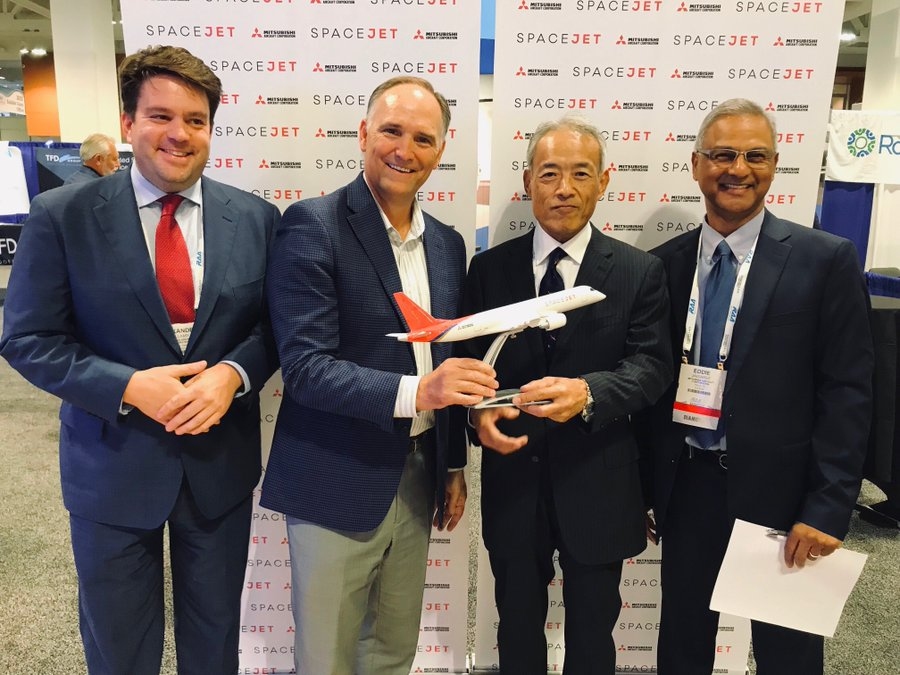 三菱飛機(jī)公司收獲100架SpaceJet M100飛機(jī)訂單