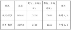杭州直飛開羅航線11月開通 航線網(wǎng)絡(luò)實(shí)現(xiàn)覆蓋五大洲-海運(yùn)費(fèi)