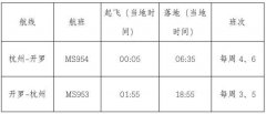 杭州直飛開羅航線11月開通 航線網(wǎng)絡(luò)實現(xiàn)覆蓋五大洲(附圖)-迪拜國際快遞