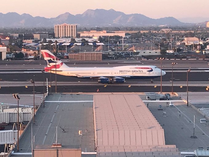 英航747完成最后一班鳳凰城航班 將改787執(zhí)飛