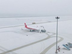 上?？者\-吐魯番機場全力保障2019年首場降雪