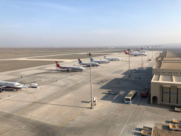 吐魯番機(jī)場(chǎng)首次保障空客A330寬體客機(jī)