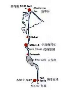 深圳出口空運(yùn)-蘇伊士運(yùn)河新航道及其對(duì)船舶尺度和探照燈的要求