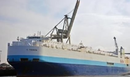 進(jìn)口用品-“G Poseidon”號汽車船被困南安普頓港