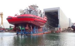 寧波海運(yùn)公司-全球首艘LNG動力拖船下水