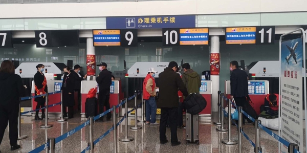 哈薩克斯坦的空運-山西省首架復工返崗崗包機在運城關公機場起飛