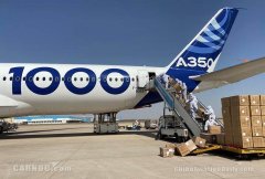 美國海運(yùn)空客A350-1000測試機(jī)參與抗擊疫情物資運(yùn)輸任務(wù)