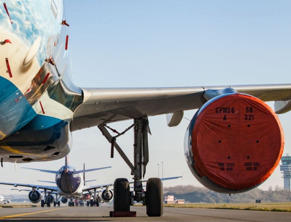 航空公司如何讓飛機(jī)“冬眠”　攝影：天韻工作室