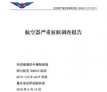 川航“中國機(jī)長”調(diào)查報告出爐 最大可能原因公布