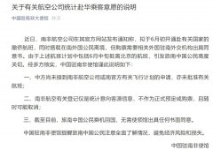 南非航空擬開通抵離北京的航班 中使館:未接到申請