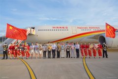 海南航空順利完成海口美蘭機(jī)場(chǎng)二期新跑道實(shí)地驗(yàn)證試飛