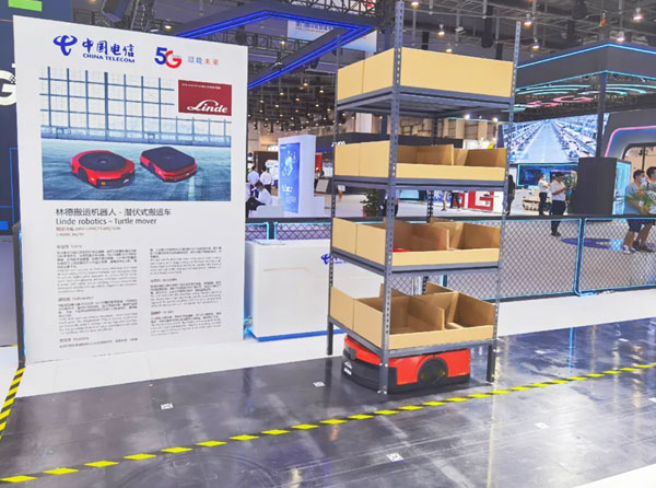 高科技帶來(lái)5G驚喜 林德潛伏式機(jī)器人C-Matic亮相2020廈洽會(huì)