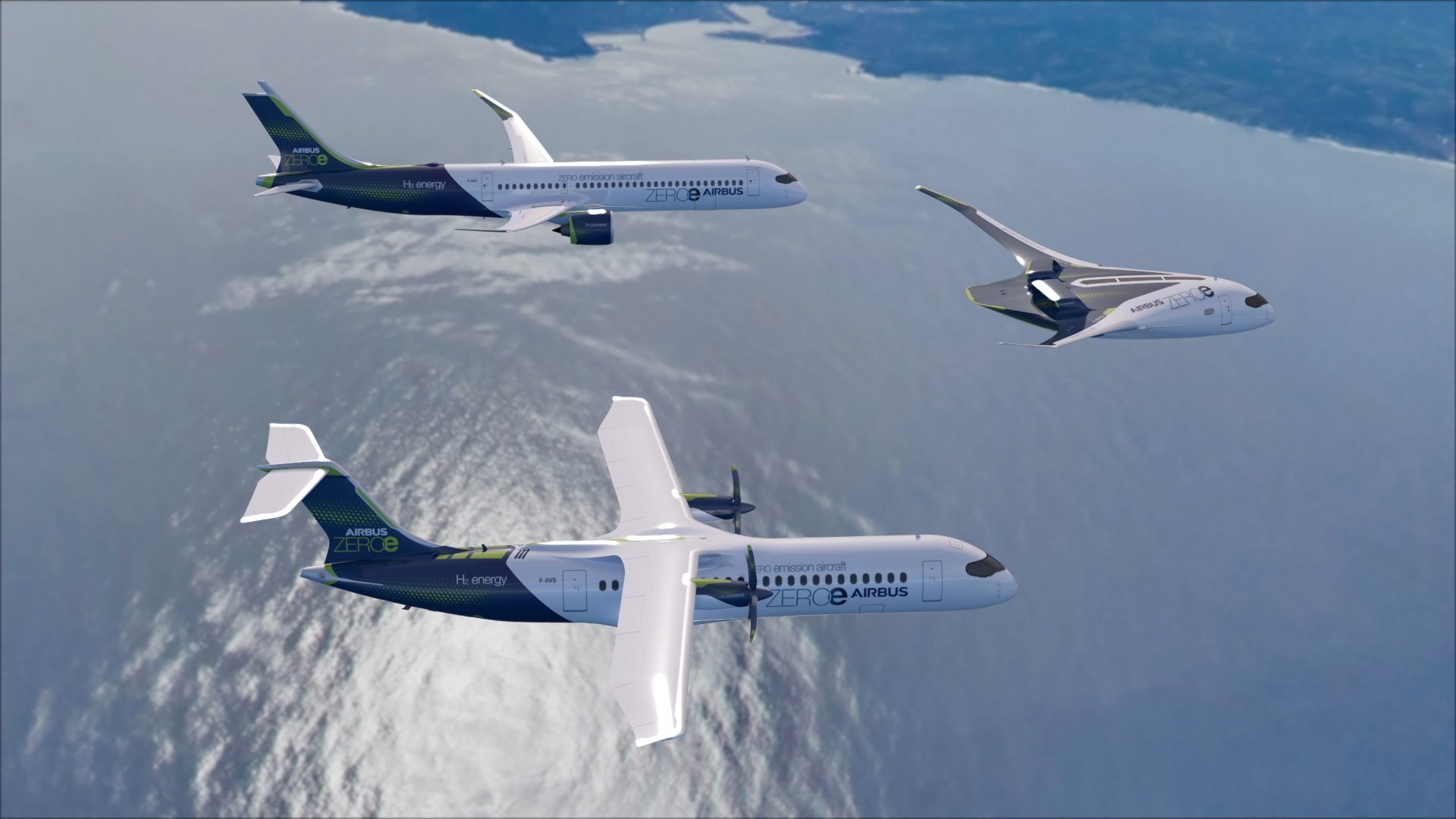 全球首個零排放飛機 空客氫能源概念飛機有看2035年面世