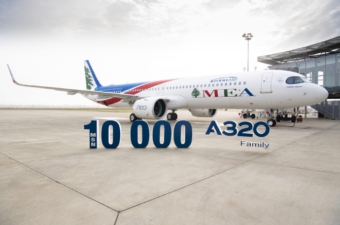 空客總裝第10000架A320系列飛機交付