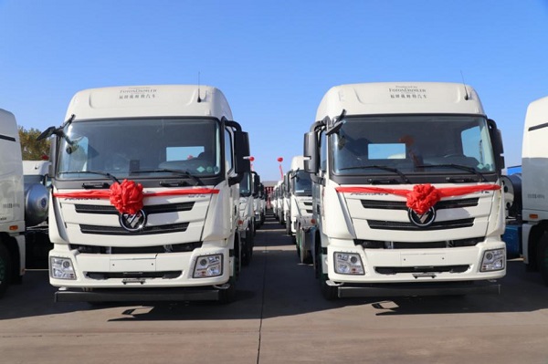 本次福田戴姆勒汽車交付的高品質(zhì)歐曼LNG產(chǎn)品
-國(guó)際貨運(yùn)包機(jī)