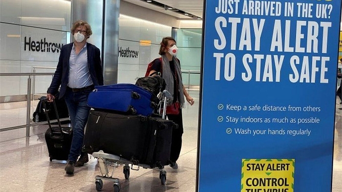 英國將從2月15日起實施進境強制隔離措施