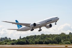  圖：波音777X飛機試飛 來源：波音 民航資源網(wǎng)2021年2月16日消息：據(jù)彭博社報道