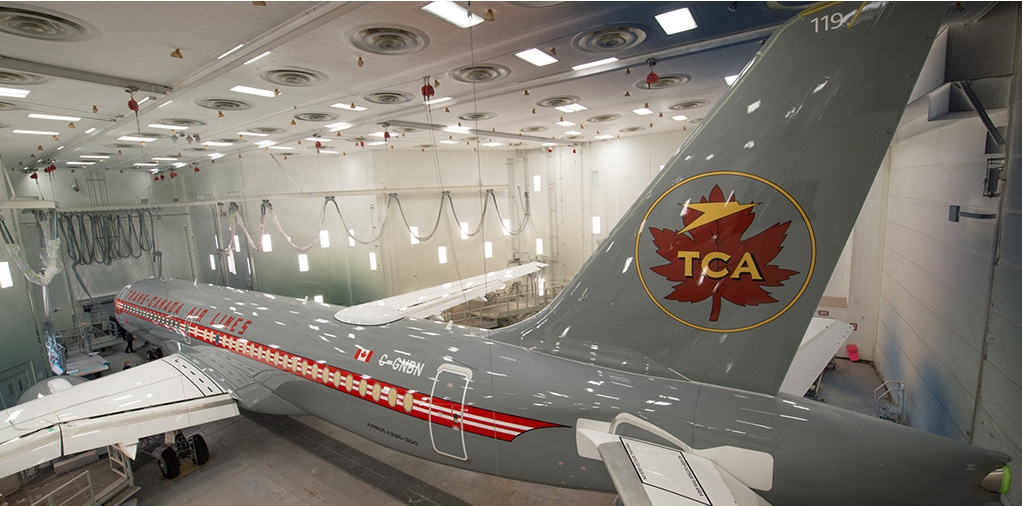 多圖：加航空客A220采用特殊復(fù)古涂裝