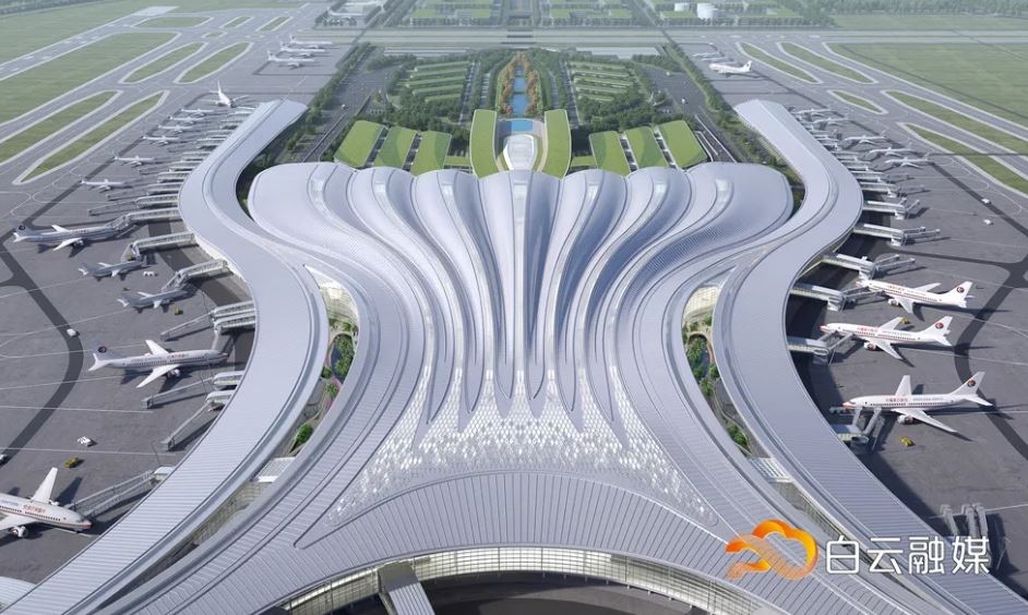 白云國際機(jī)場(chǎng)三期擴(kuò)建工程效果圖