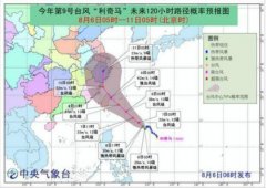 臺風“利奇馬”8日起影響上海，其移動路徑仍存變數(shù)-山東空運